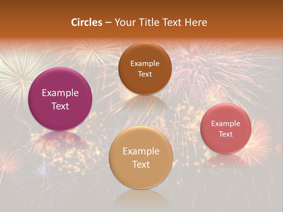 Rockets Colors Exploding PowerPoint Template