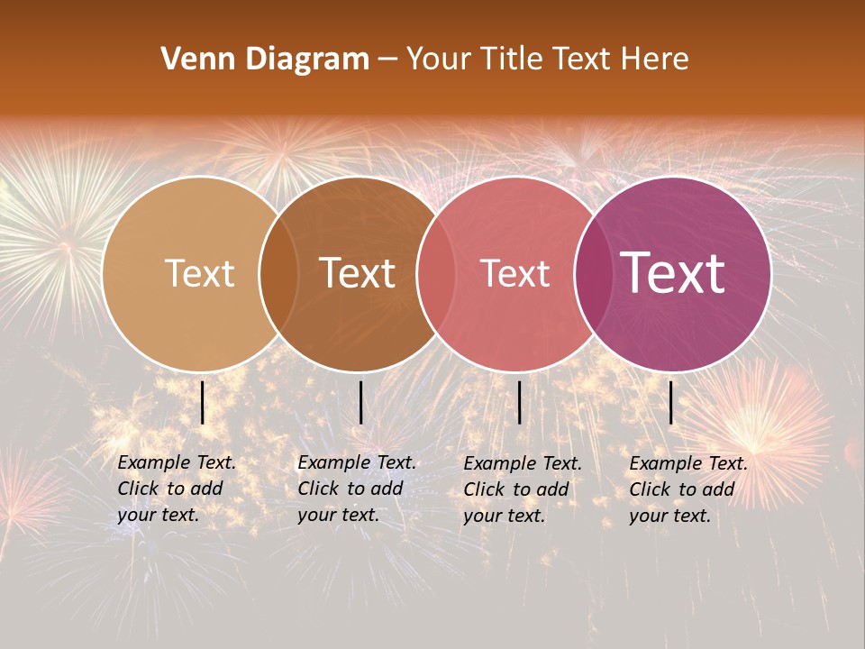 Rockets Colors Exploding PowerPoint Template