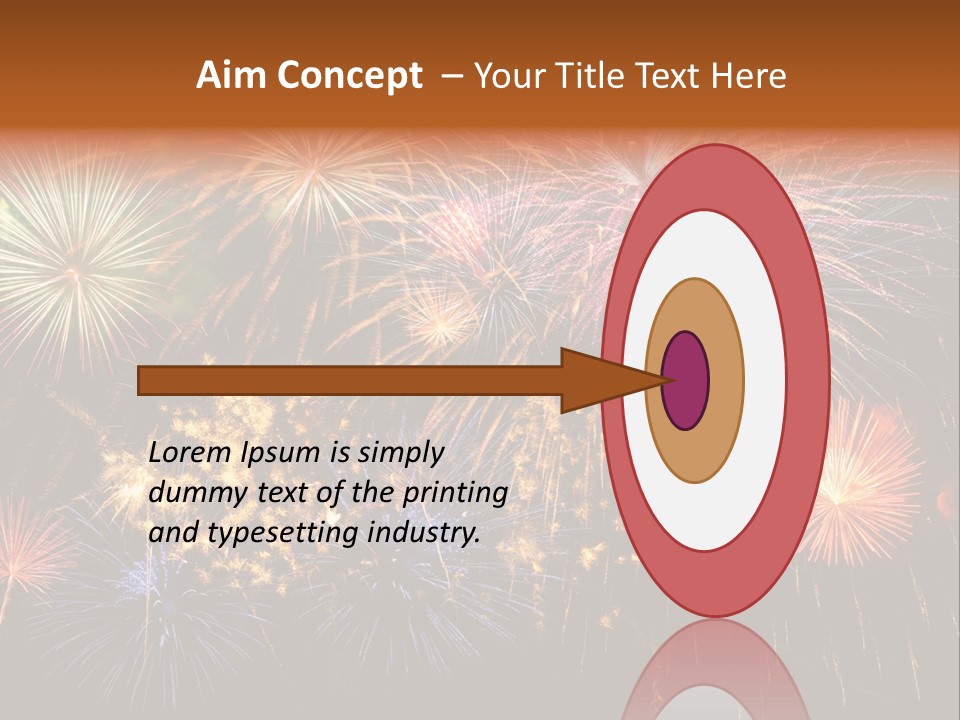 Rockets Colors Exploding PowerPoint Template