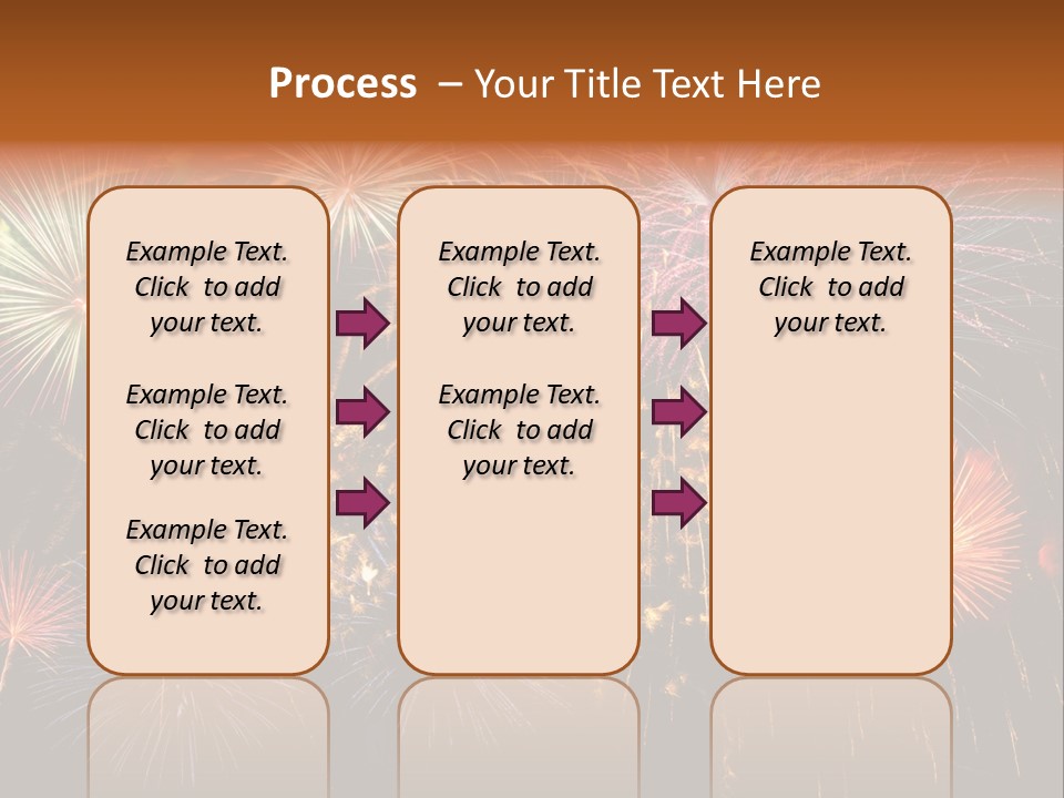 Rockets Colors Exploding PowerPoint Template