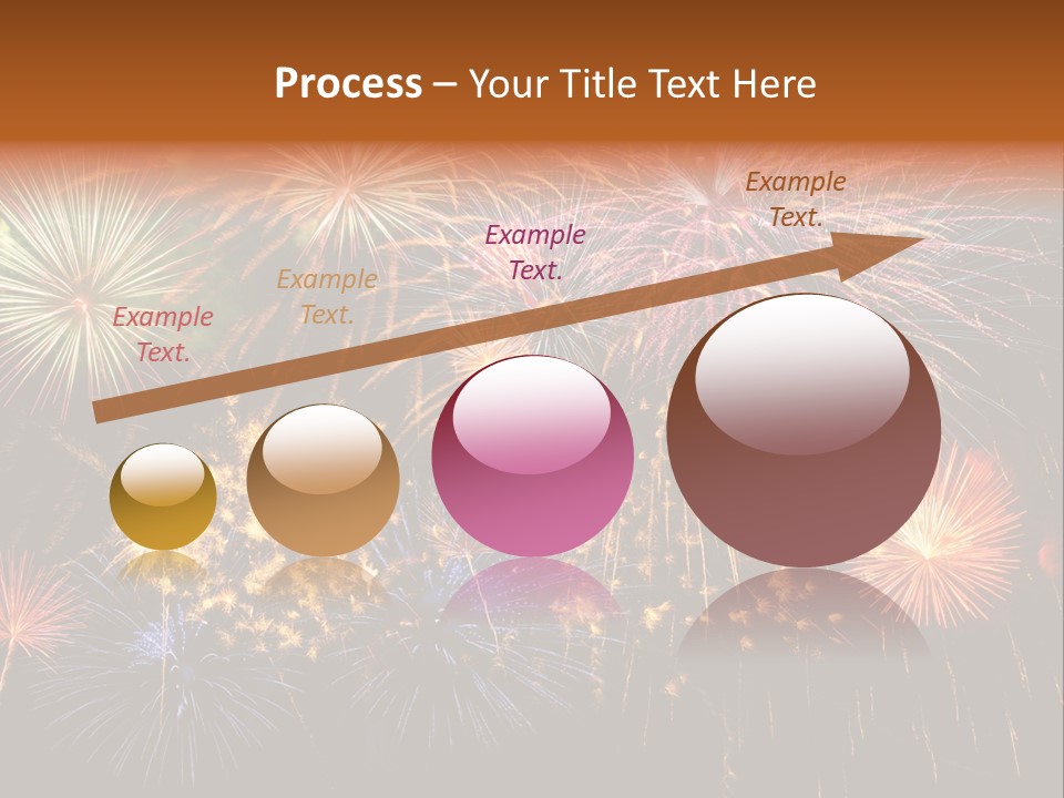Rockets Colors Exploding PowerPoint Template