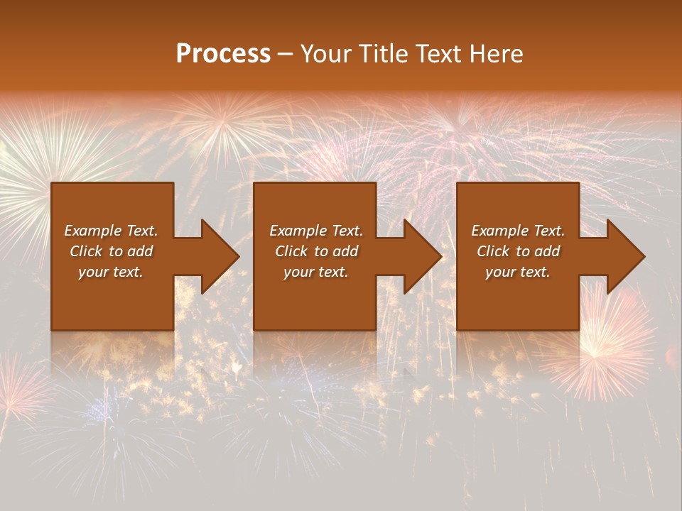 Rockets Colors Exploding PowerPoint Template