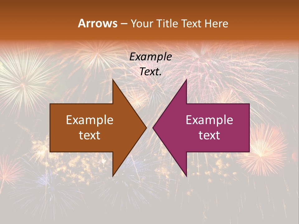 Rockets Colors Exploding PowerPoint Template