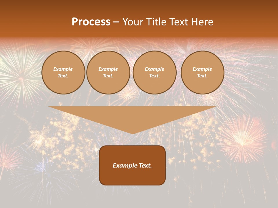Rockets Colors Exploding PowerPoint Template