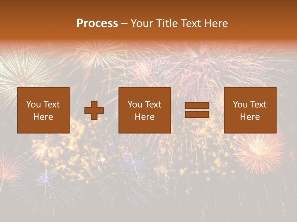 Rockets Colors Exploding PowerPoint Template