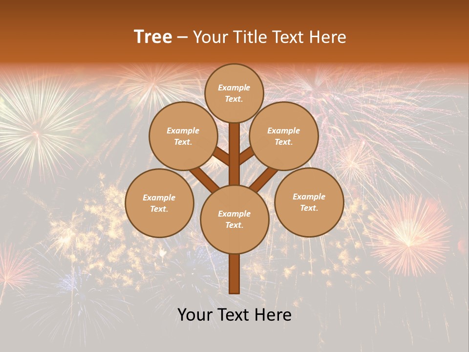 Rockets Colors Exploding PowerPoint Template