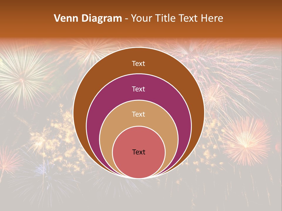 Rockets Colors Exploding PowerPoint Template