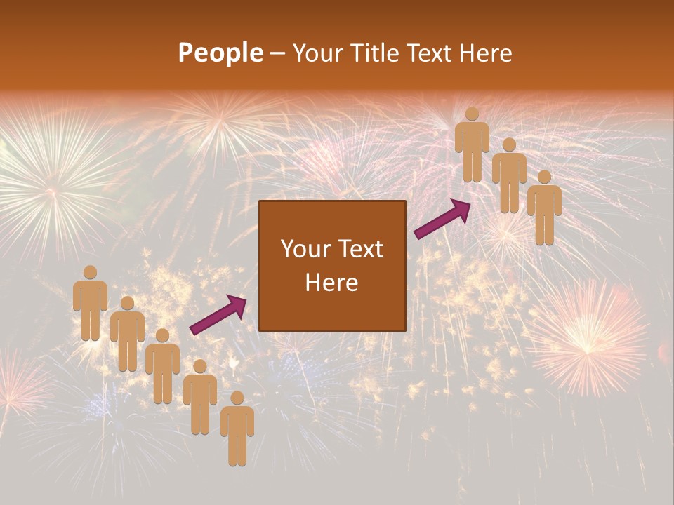 Rockets Colors Exploding PowerPoint Template