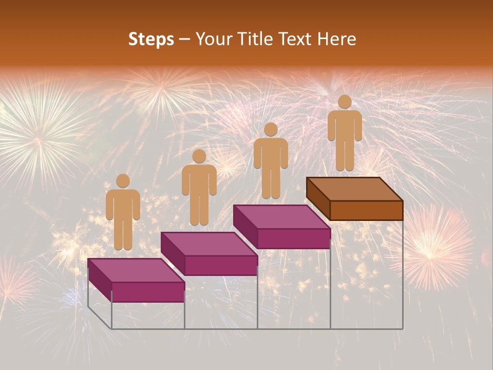 Rockets Colors Exploding PowerPoint Template