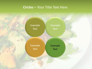 Salad Nutrition Prepared PowerPoint Template