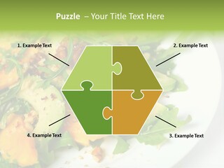Salad Nutrition Prepared PowerPoint Template