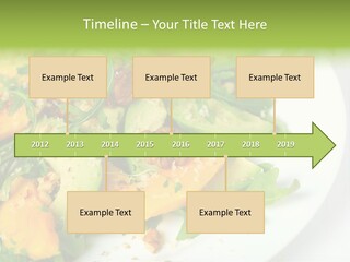 Salad Nutrition Prepared PowerPoint Template
