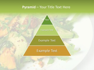 Salad Nutrition Prepared PowerPoint Template