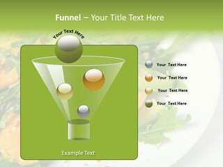 Salad Nutrition Prepared PowerPoint Template