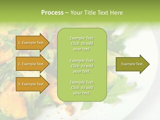Salad Nutrition Prepared PowerPoint Template