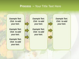 Salad Nutrition Prepared PowerPoint Template