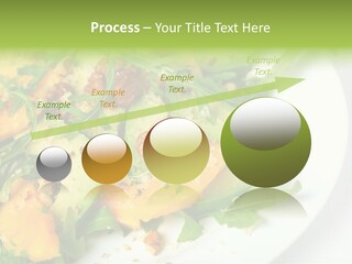 Salad Nutrition Prepared PowerPoint Template