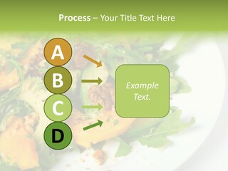 Salad Nutrition Prepared PowerPoint Template