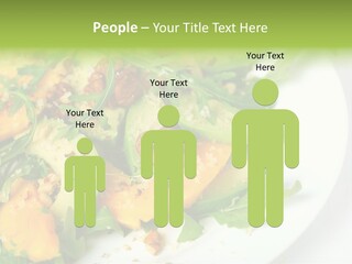 Salad Nutrition Prepared PowerPoint Template