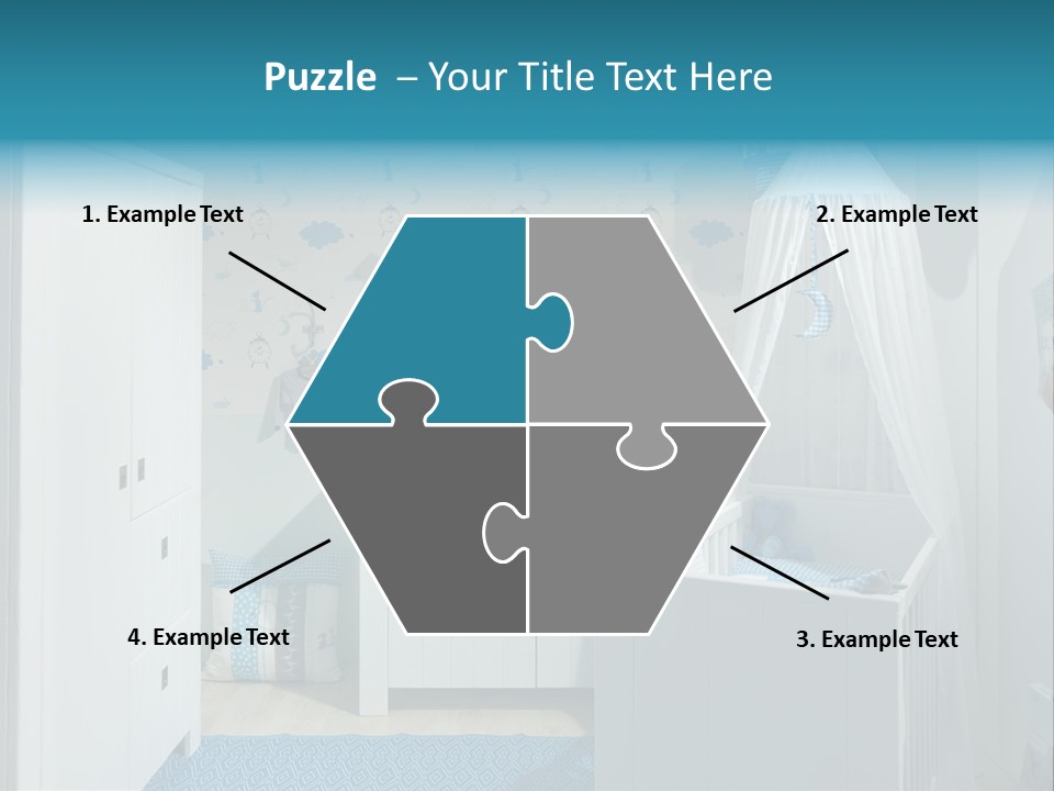 Decorative Indoor Lamp PowerPoint Template