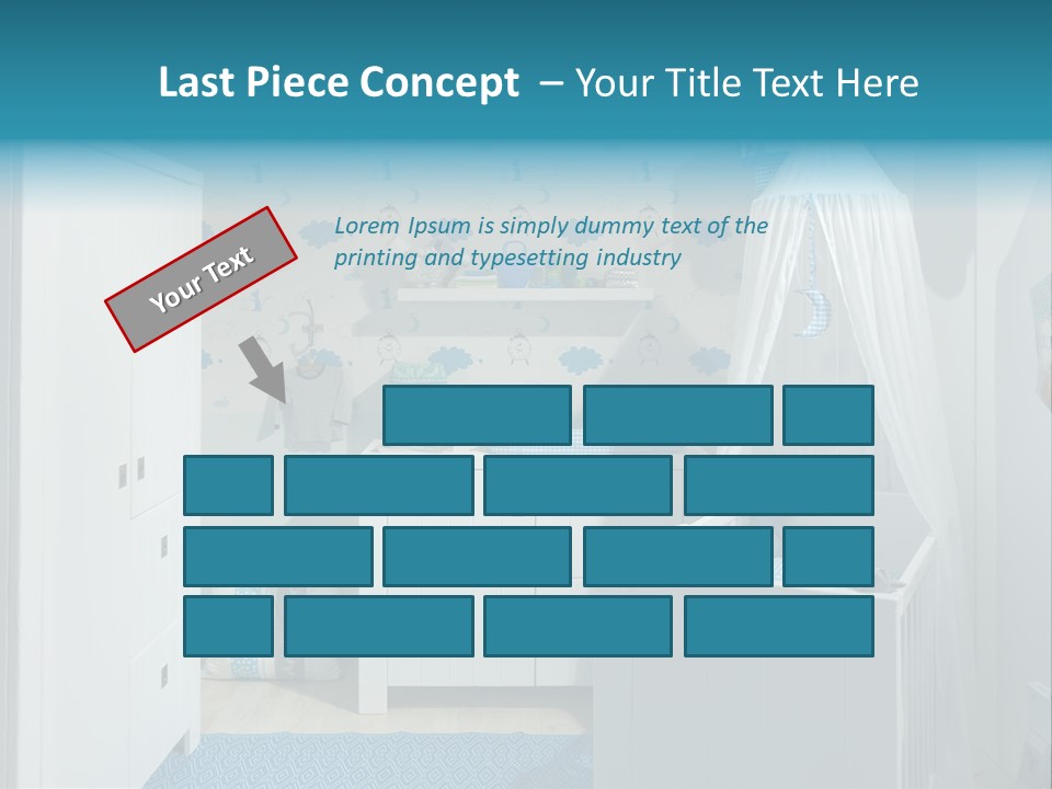 Decorative Indoor Lamp PowerPoint Template