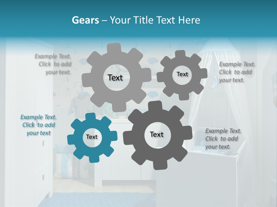 Decorative Indoor Lamp PowerPoint Template