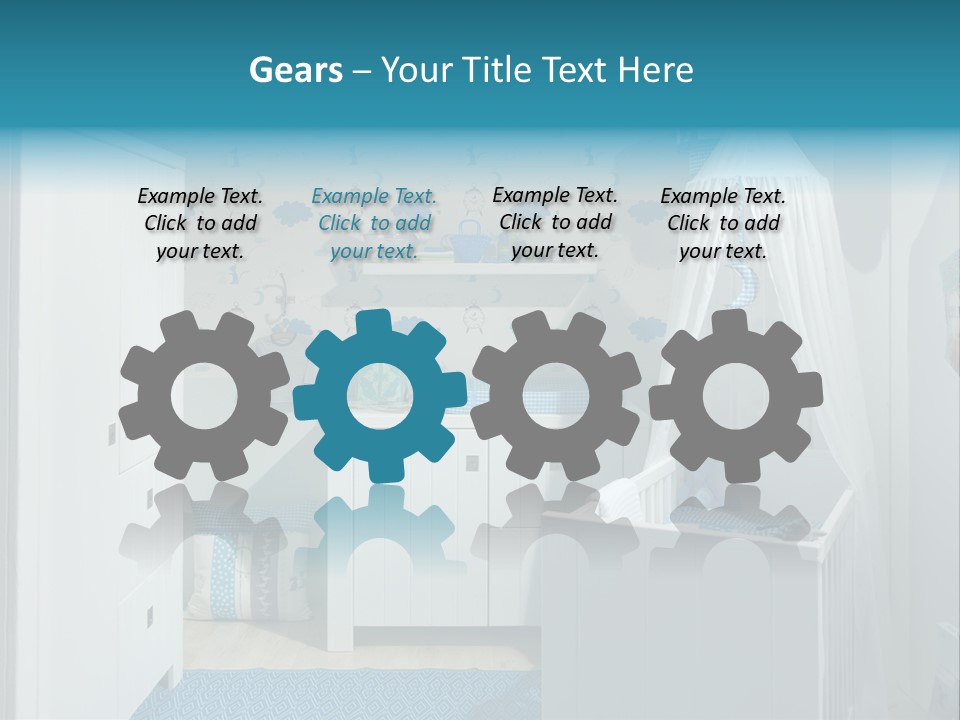 Decorative Indoor Lamp PowerPoint Template