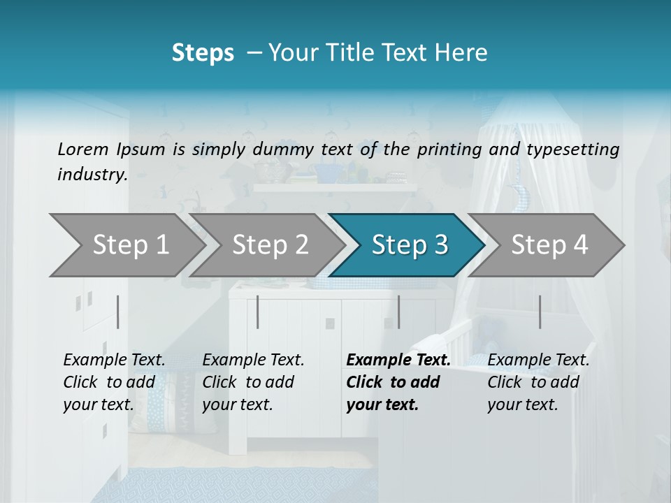 Decorative Indoor Lamp PowerPoint Template