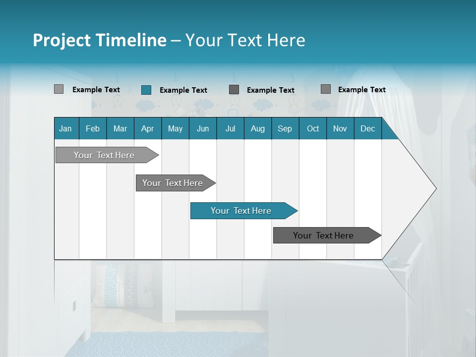 Decorative Indoor Lamp PowerPoint Template