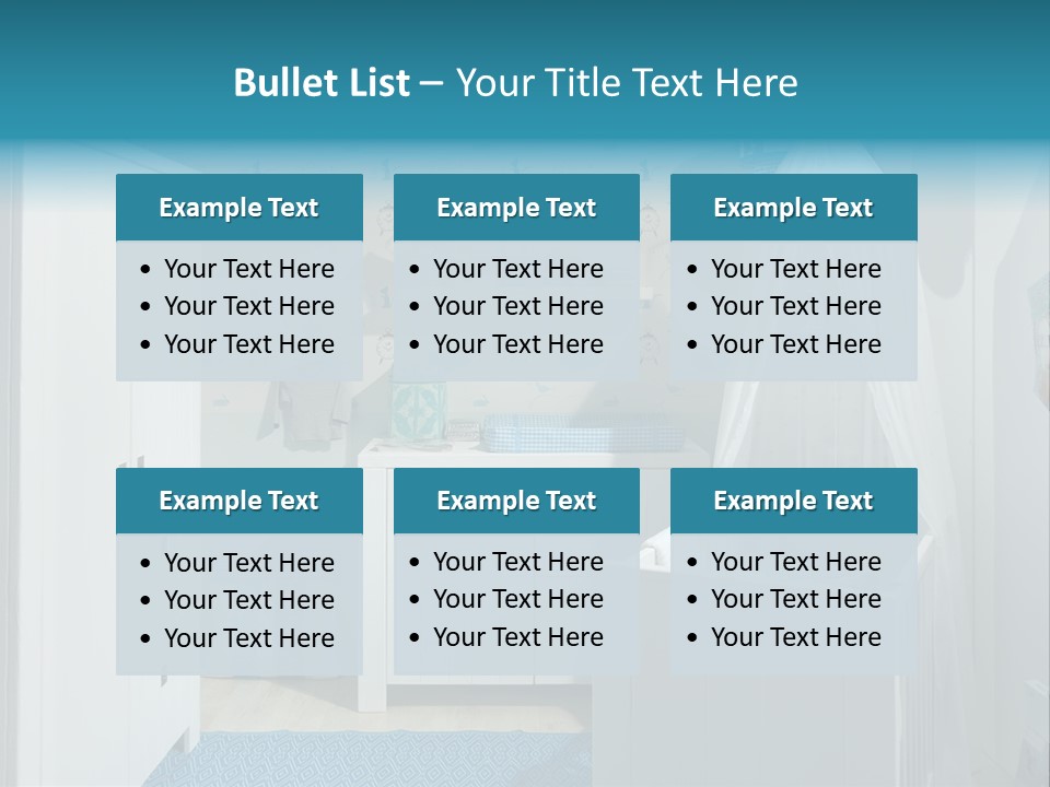 Decorative Indoor Lamp PowerPoint Template