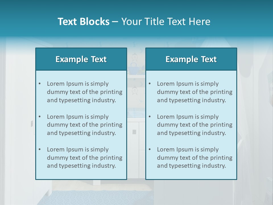 Decorative Indoor Lamp PowerPoint Template