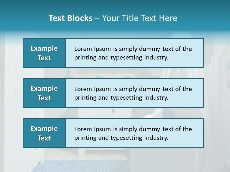Decorative Indoor Lamp PowerPoint Template
