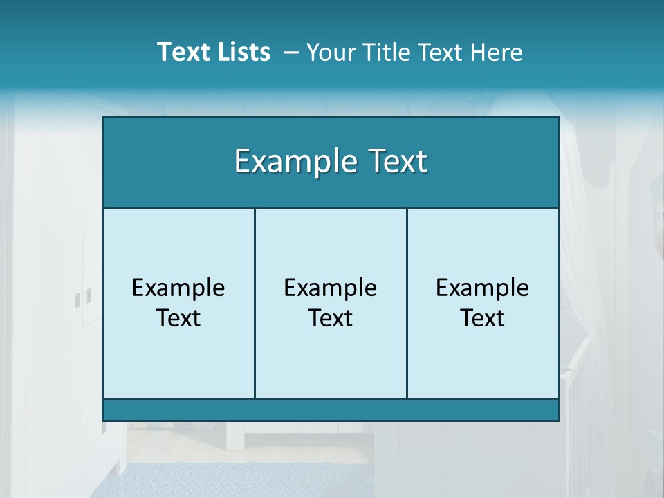 Decorative Indoor Lamp PowerPoint Template