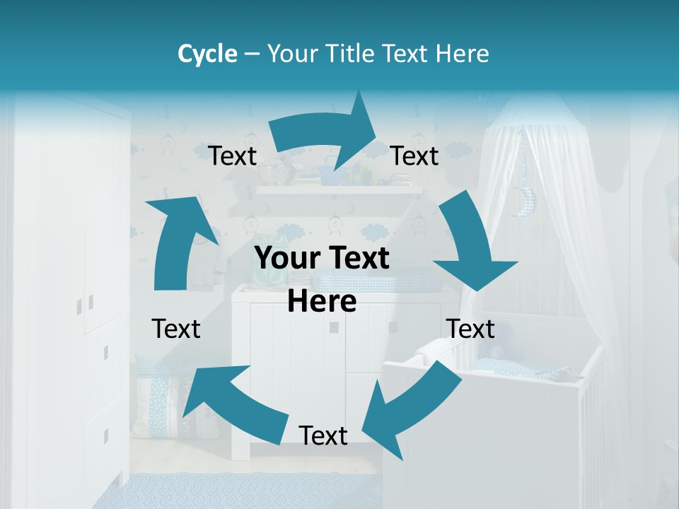 Decorative Indoor Lamp PowerPoint Template