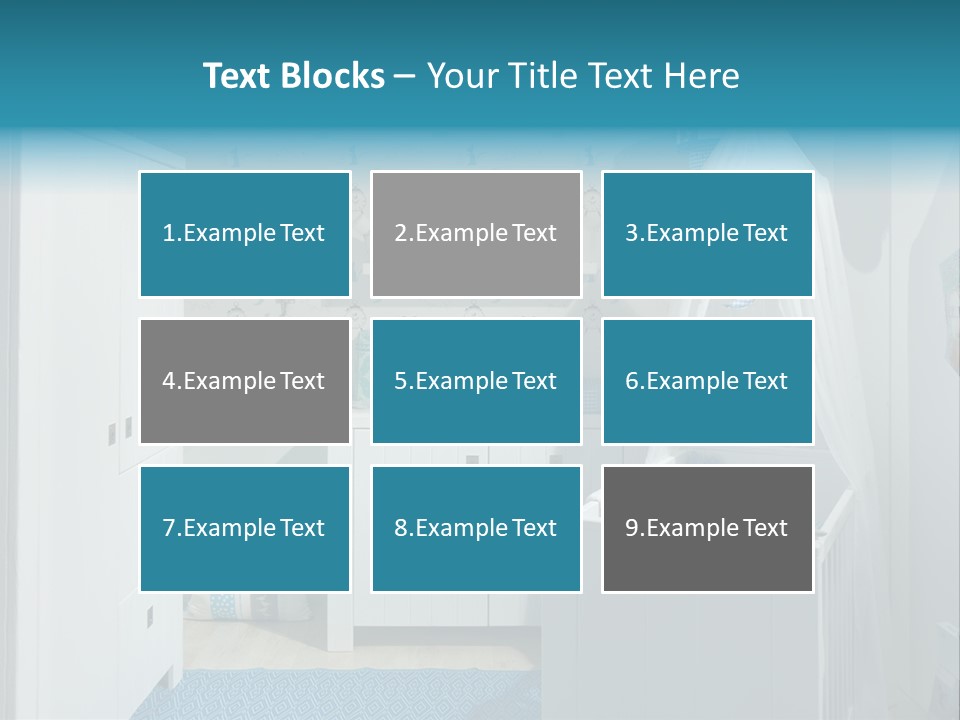 Decorative Indoor Lamp PowerPoint Template