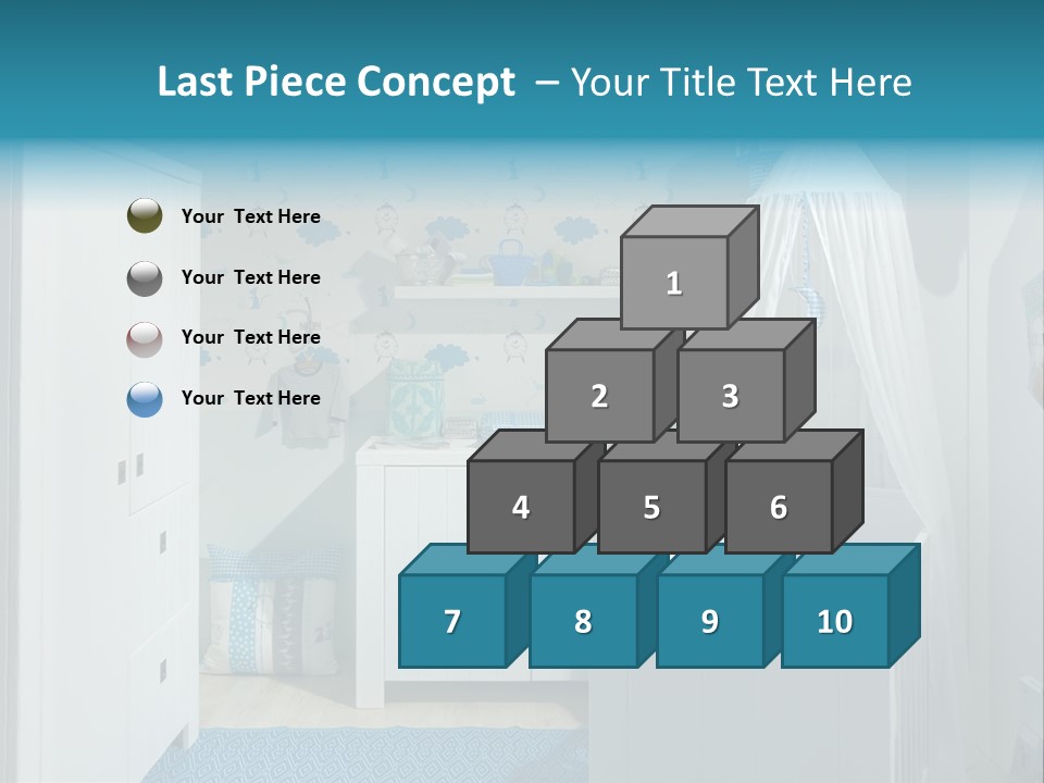 Decorative Indoor Lamp PowerPoint Template