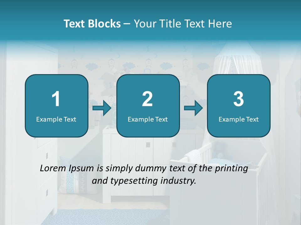 Decorative Indoor Lamp PowerPoint Template
