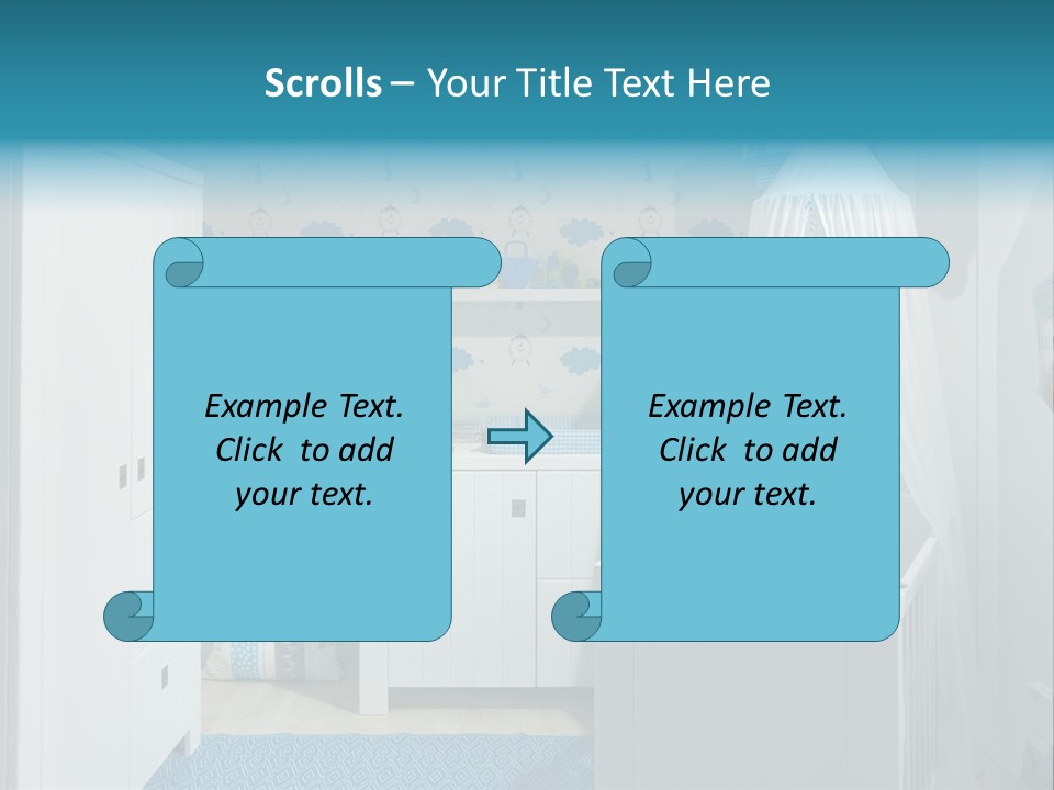 Decorative Indoor Lamp PowerPoint Template
