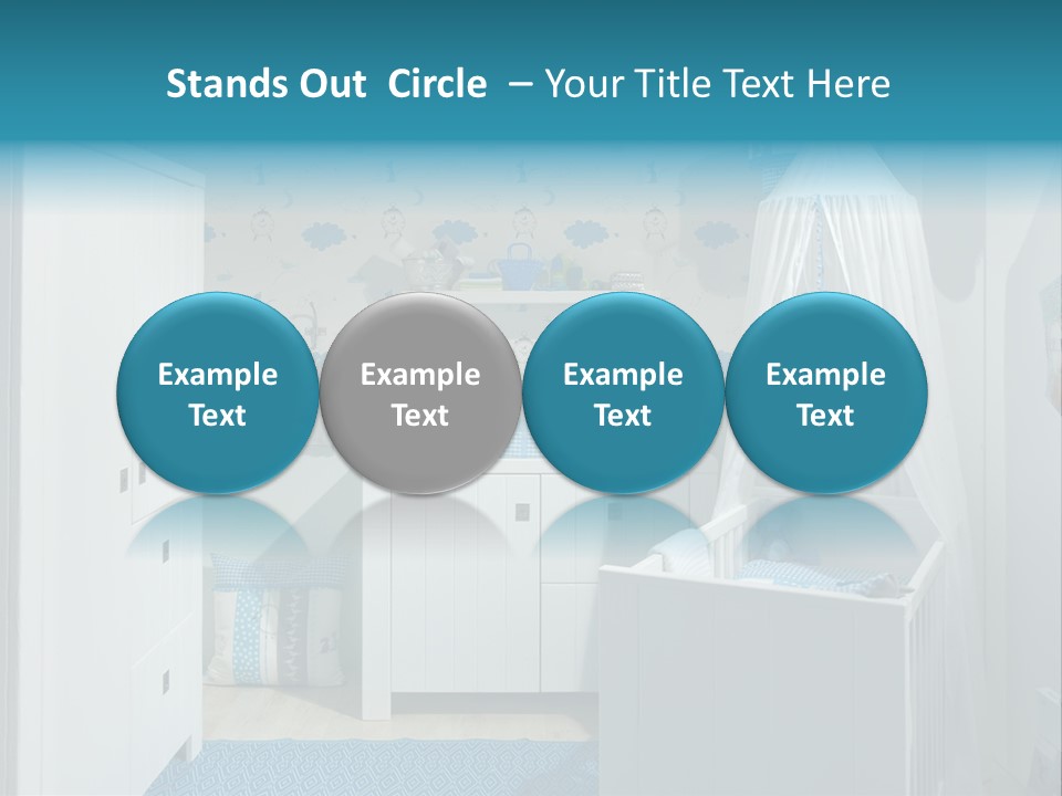 Decorative Indoor Lamp PowerPoint Template