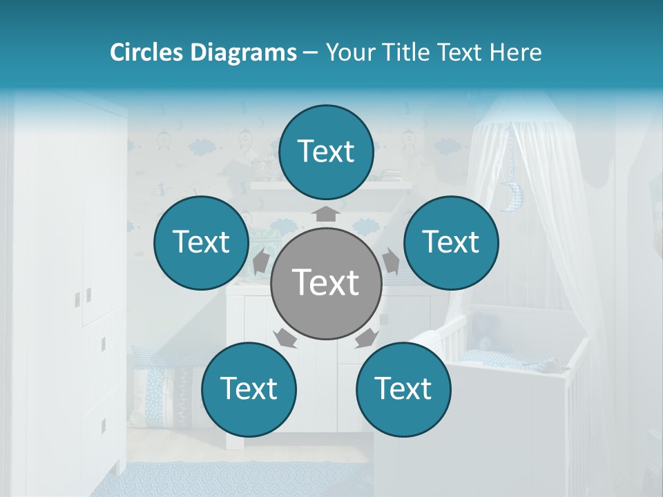 Decorative Indoor Lamp PowerPoint Template