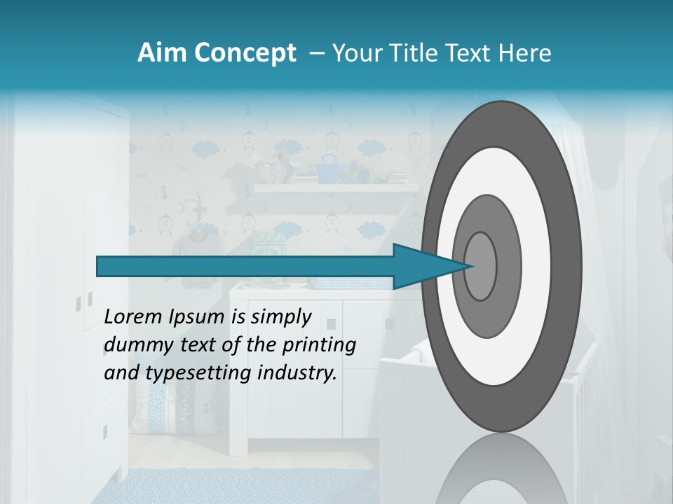 Decorative Indoor Lamp PowerPoint Template