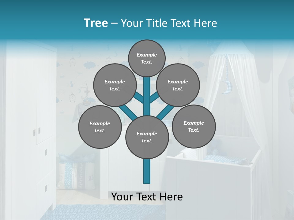 Decorative Indoor Lamp PowerPoint Template