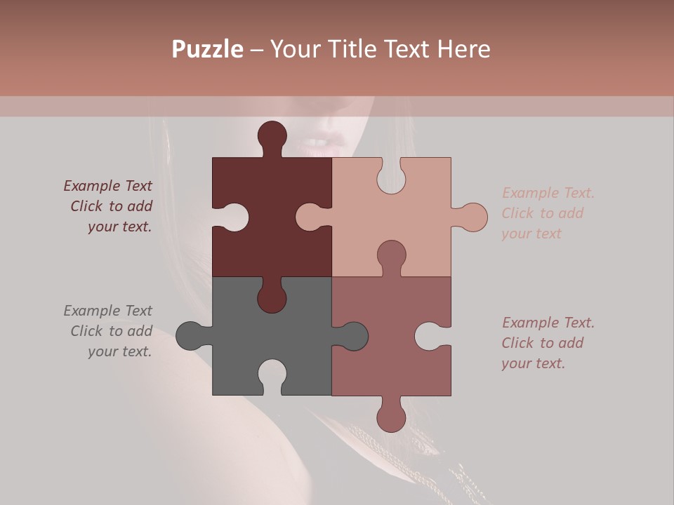 Eyes Casual Fashion PowerPoint Template