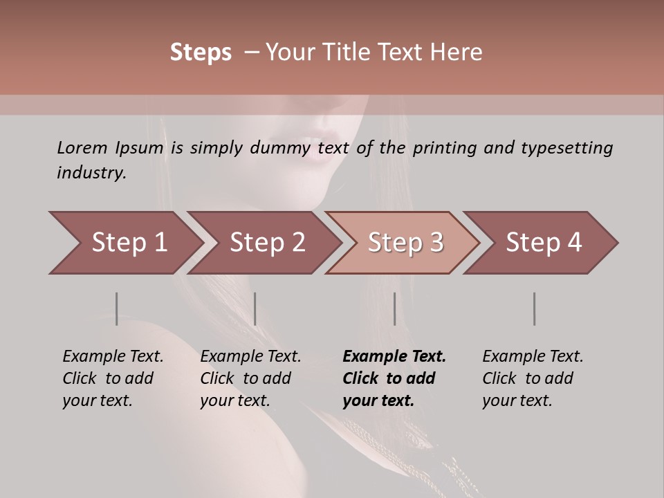 Eyes Casual Fashion PowerPoint Template