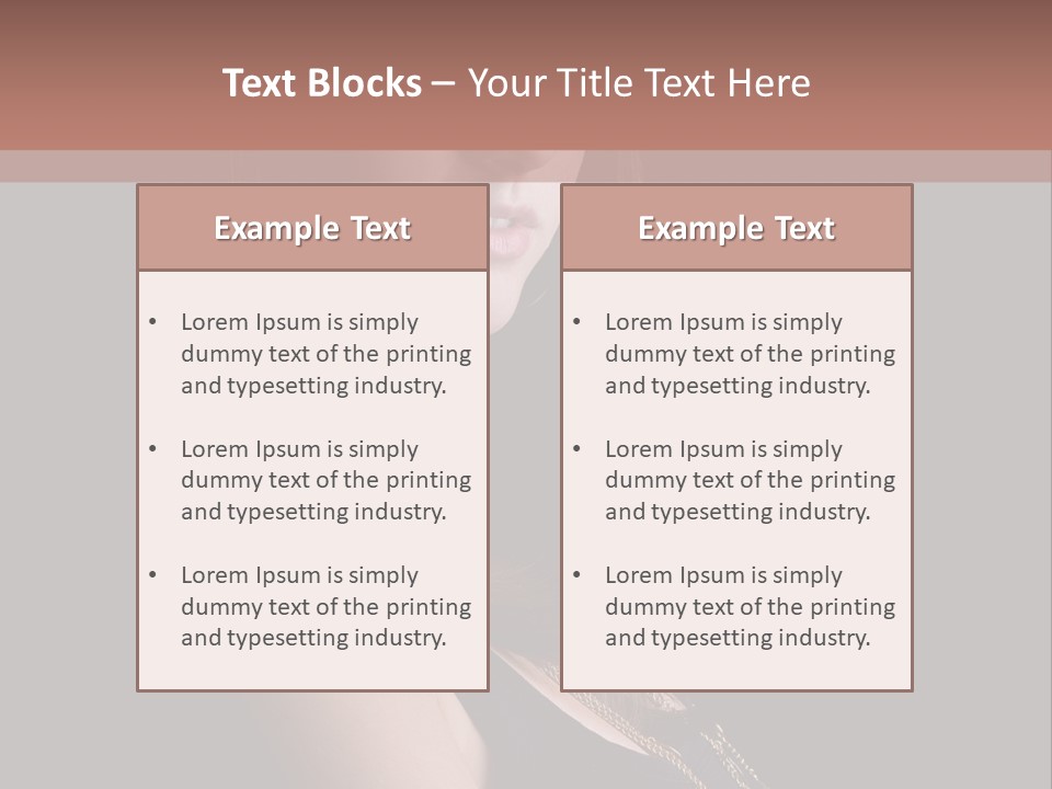 Eyes Casual Fashion PowerPoint Template