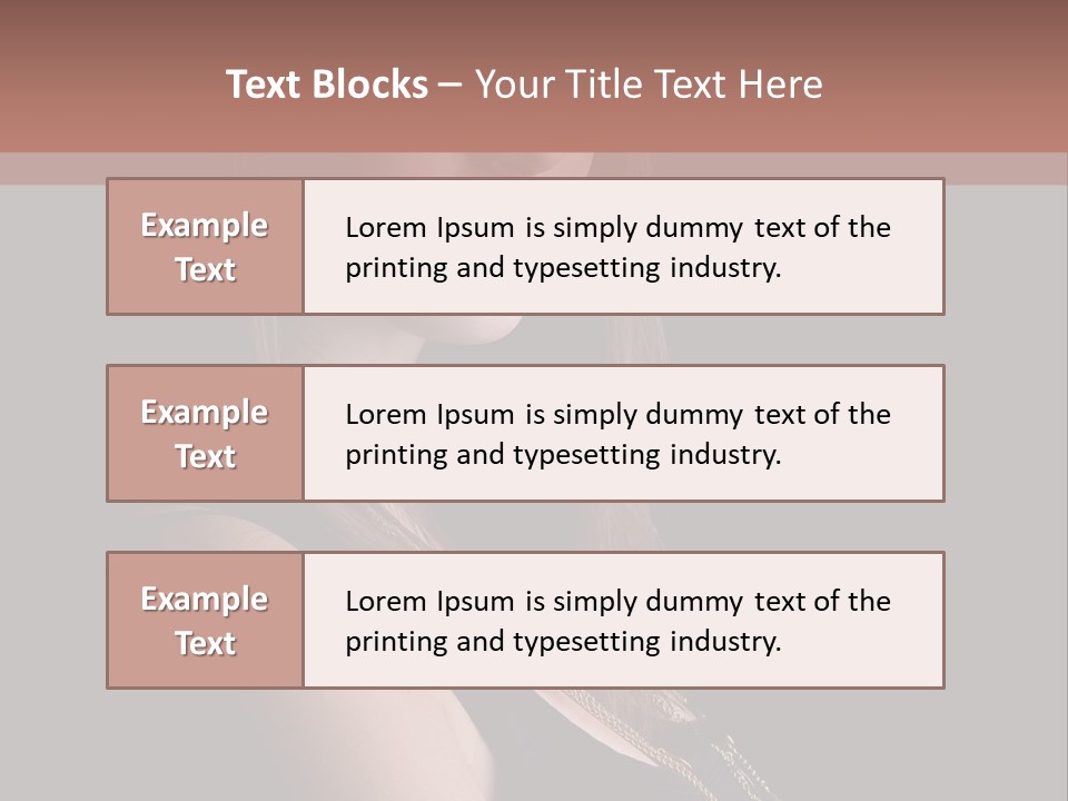 Eyes Casual Fashion PowerPoint Template