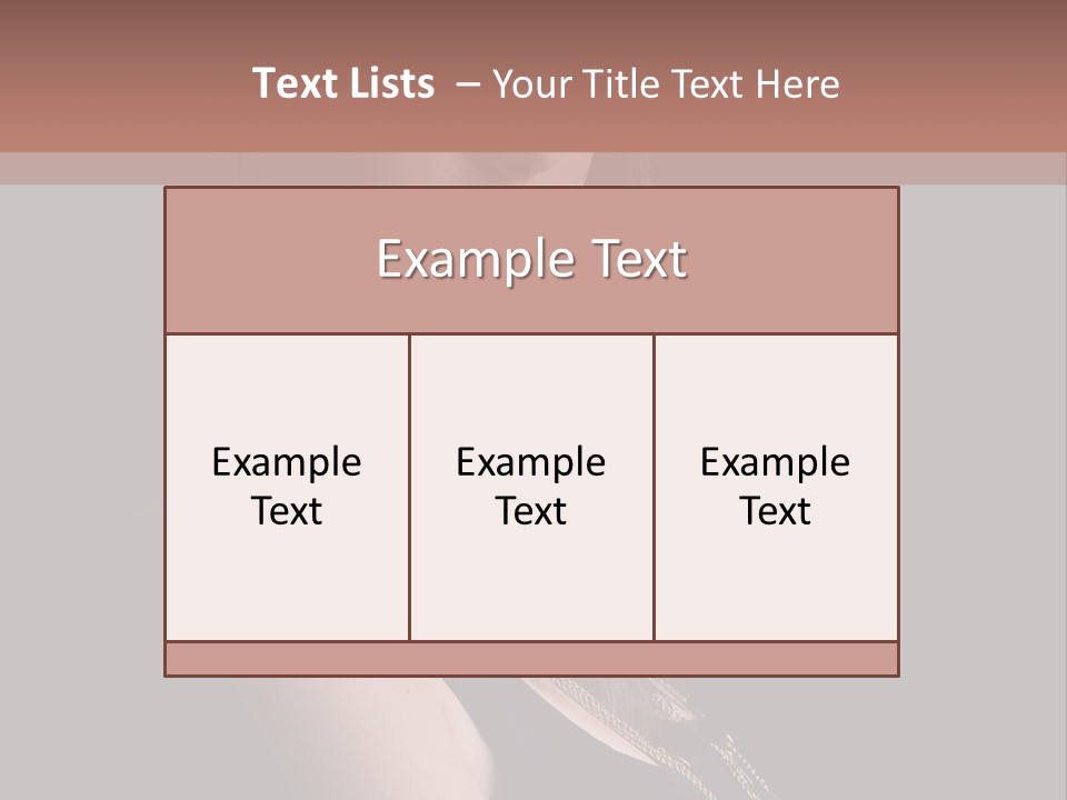 Eyes Casual Fashion PowerPoint Template