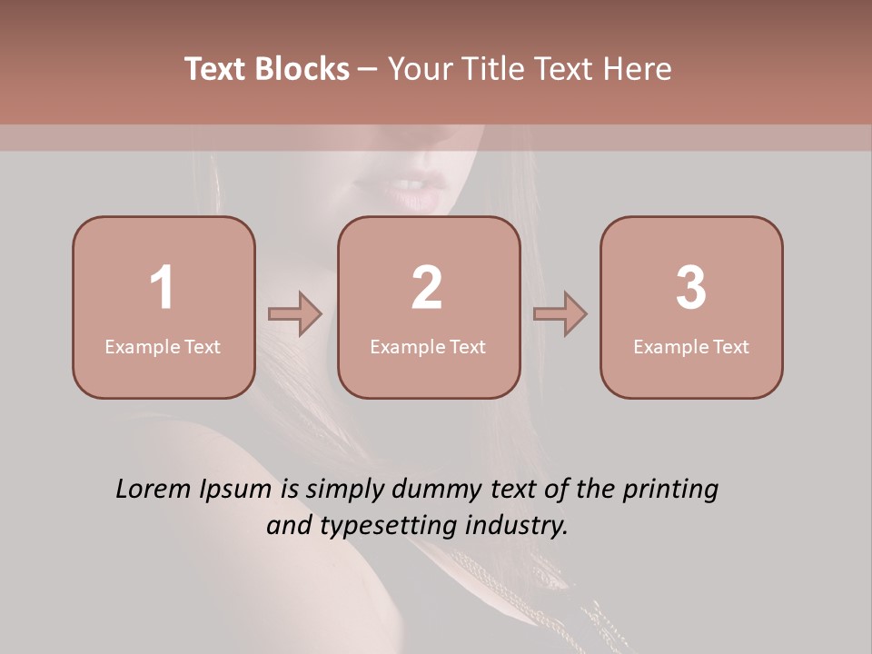 Eyes Casual Fashion PowerPoint Template
