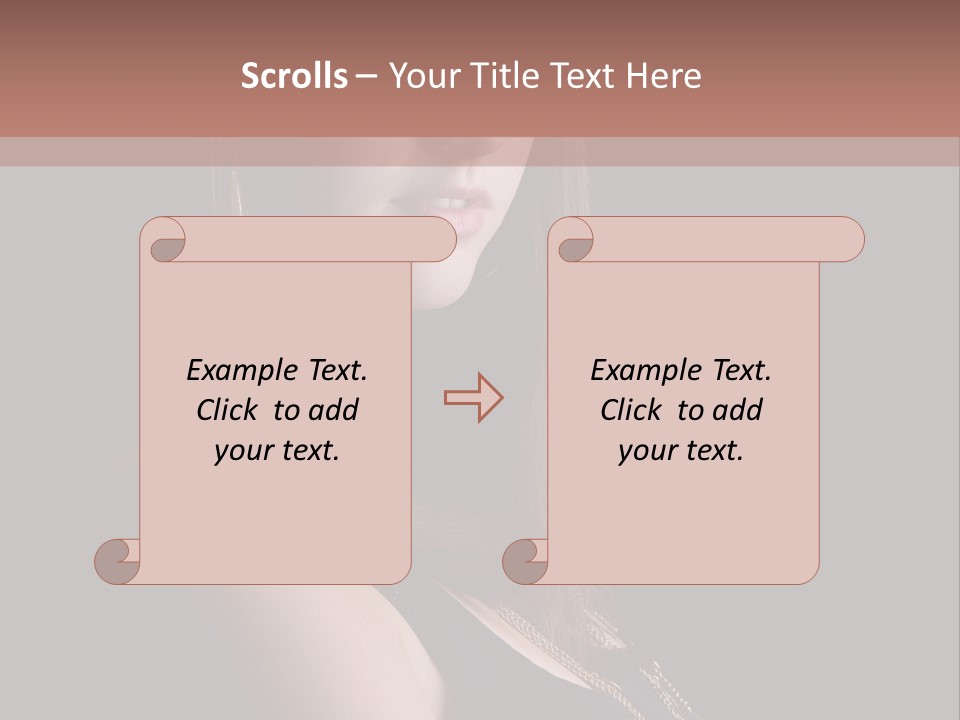 Eyes Casual Fashion PowerPoint Template