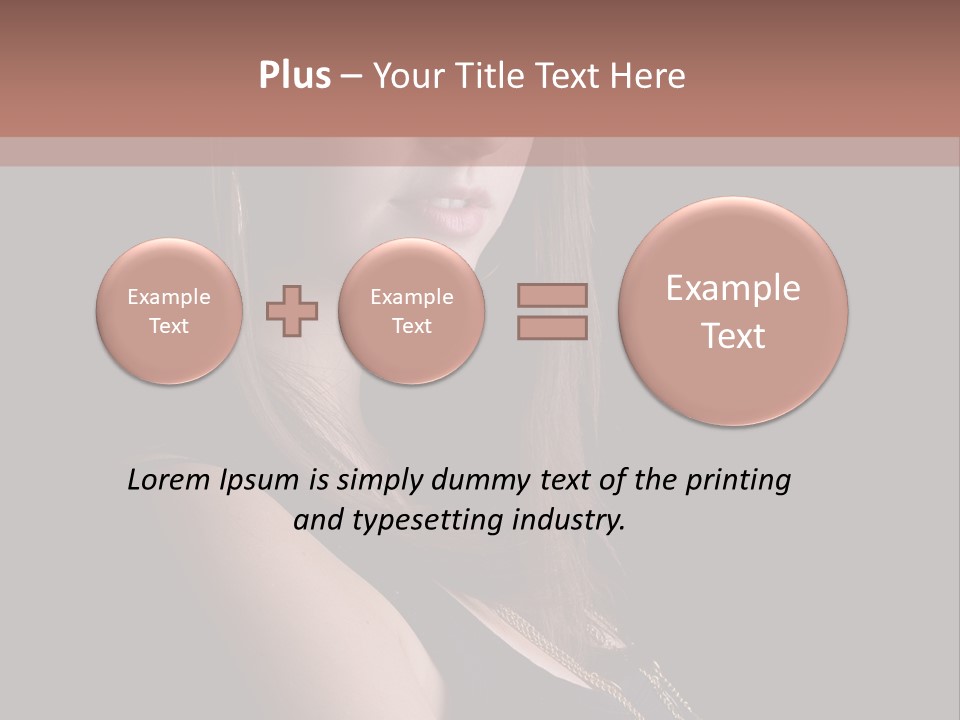 Eyes Casual Fashion PowerPoint Template